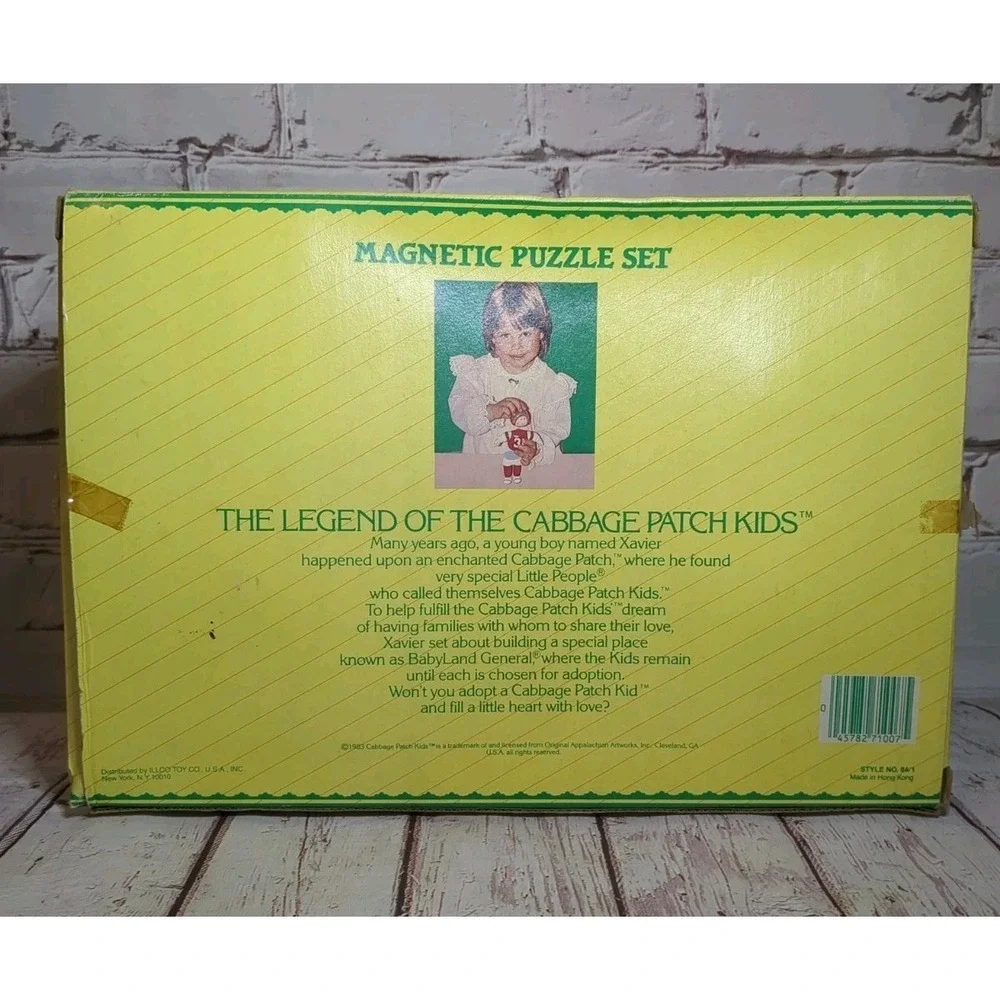Vintage Cabbage Patch Kids Magnetic Figures Puzzle Set